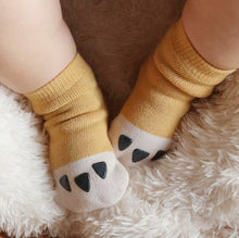 Load image into Gallery viewer, Little Cub Baby Slipper Socks, Non Slip Sole - 4 colours