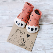 Load image into Gallery viewer, Little Cub Baby Slipper Socks, Non Slip Sole - 4 colours