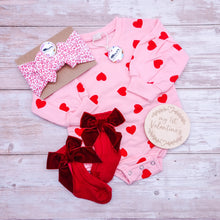 Load image into Gallery viewer, Valentines Heart Romper