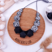 Load image into Gallery viewer, Breastfeeding & Teething Monochrome Necklace - White