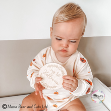 Load image into Gallery viewer, Boys Pumpkin Romper