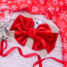 Load image into Gallery viewer, Red Velvet Bow
