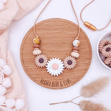Load image into Gallery viewer, Breastfeeding & Teething Necklace - Daisy Chain Dhalia Bloom