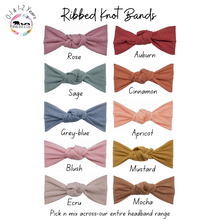 Load image into Gallery viewer, Oversized Knitted Bow Headbands