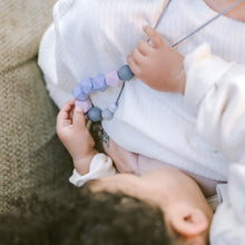 Load image into Gallery viewer, Breastfeeding & Teething Necklace - Iced Lavender