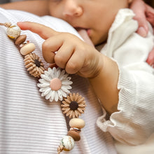 Load image into Gallery viewer, Breastfeeding & Teething Necklace - Daisy Chain Dhalia Bloom