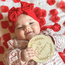 Load image into Gallery viewer, Red Heart Bow + Disc