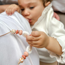 Load image into Gallery viewer, Breastfeeding & Teething Necklace - Daisy Chain Dhalia Bloom