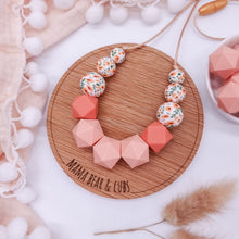 Load image into Gallery viewer, Breastfeeding & Teething Necklace - Peach Blossom