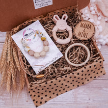Load image into Gallery viewer, Breastfeeding & Teething Gift Set - Boho Sunflower Mama & Mini Box