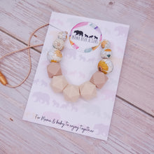 Load image into Gallery viewer, Breastfeeding & Teething Necklace - Boho Sunflower