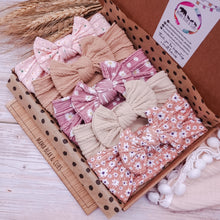 Load image into Gallery viewer, Floral & Neutral Bow Bundle x5