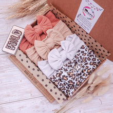 Load image into Gallery viewer, Bow Headband Leopard Bundle x4