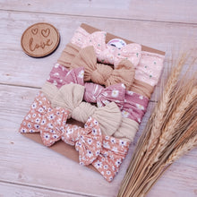 Load image into Gallery viewer, Floral & Neutral Bow Bundle x5