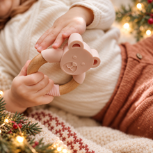 Load image into Gallery viewer, Little Bear Christmas Gift Set – Bonnet, Teether & Cub Socks