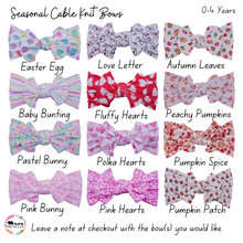 Load image into Gallery viewer, Pastel & Floral Bow Headbands