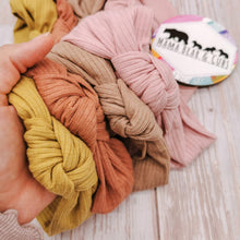 Load image into Gallery viewer, Mama & Mini Ribbed Knot Bands - Mama Bear and Cubs ltd