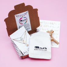 Load image into Gallery viewer, Breastfeeding Boobs Pendant Necklace - Mama Bear and Cubs ltd