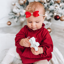 Load image into Gallery viewer, Xmas Bow Teether Gift Box - Mama Bear and Cubs ltd