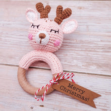 Load image into Gallery viewer, Reindeer Bonnet - Mama Bear and Cubs ltd
