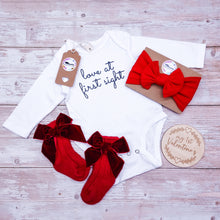 Load image into Gallery viewer, Girl's love at first sight bodysuit &amp; add ons
