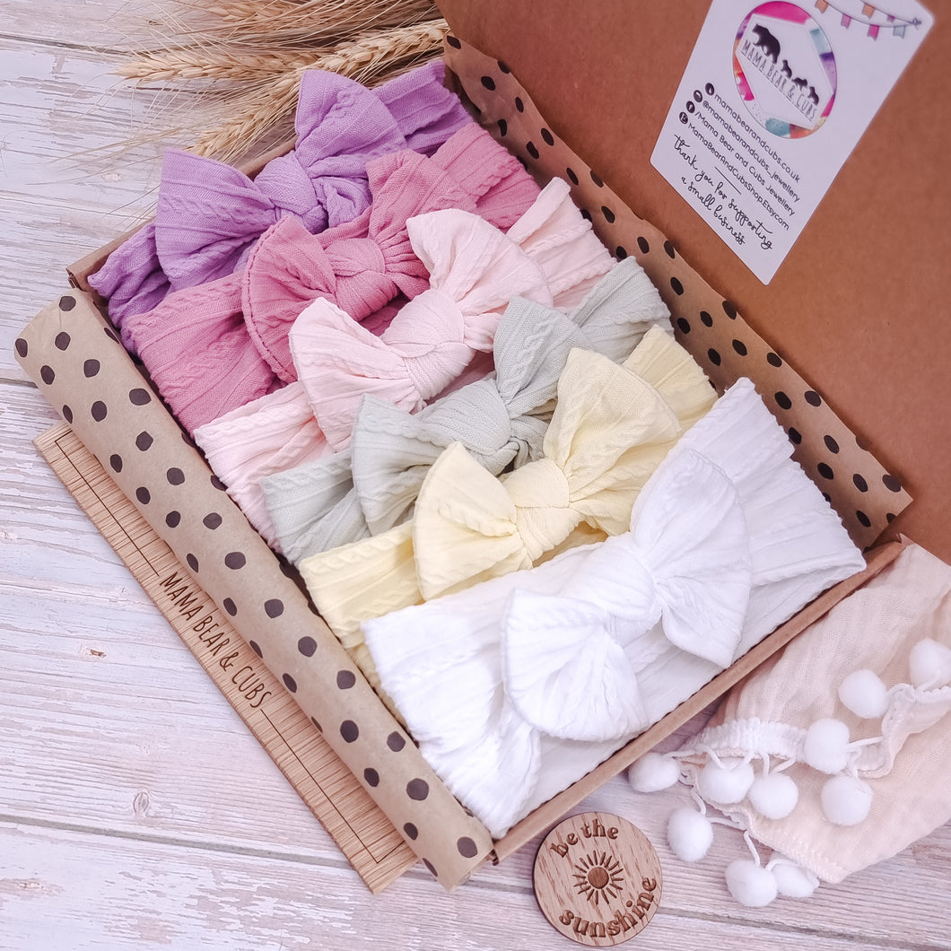 Pastel Bow Bundle x6
