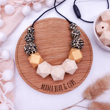 Load image into Gallery viewer, Breastfeeding &amp; Teething Necklace - Honey Leopard
