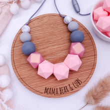 Load image into Gallery viewer, Breastfeeding &amp; Teething Necklace - Pink Lunar
