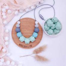 Load image into Gallery viewer, Breastfeeding &amp; Teething Necklace - Mint Frost
