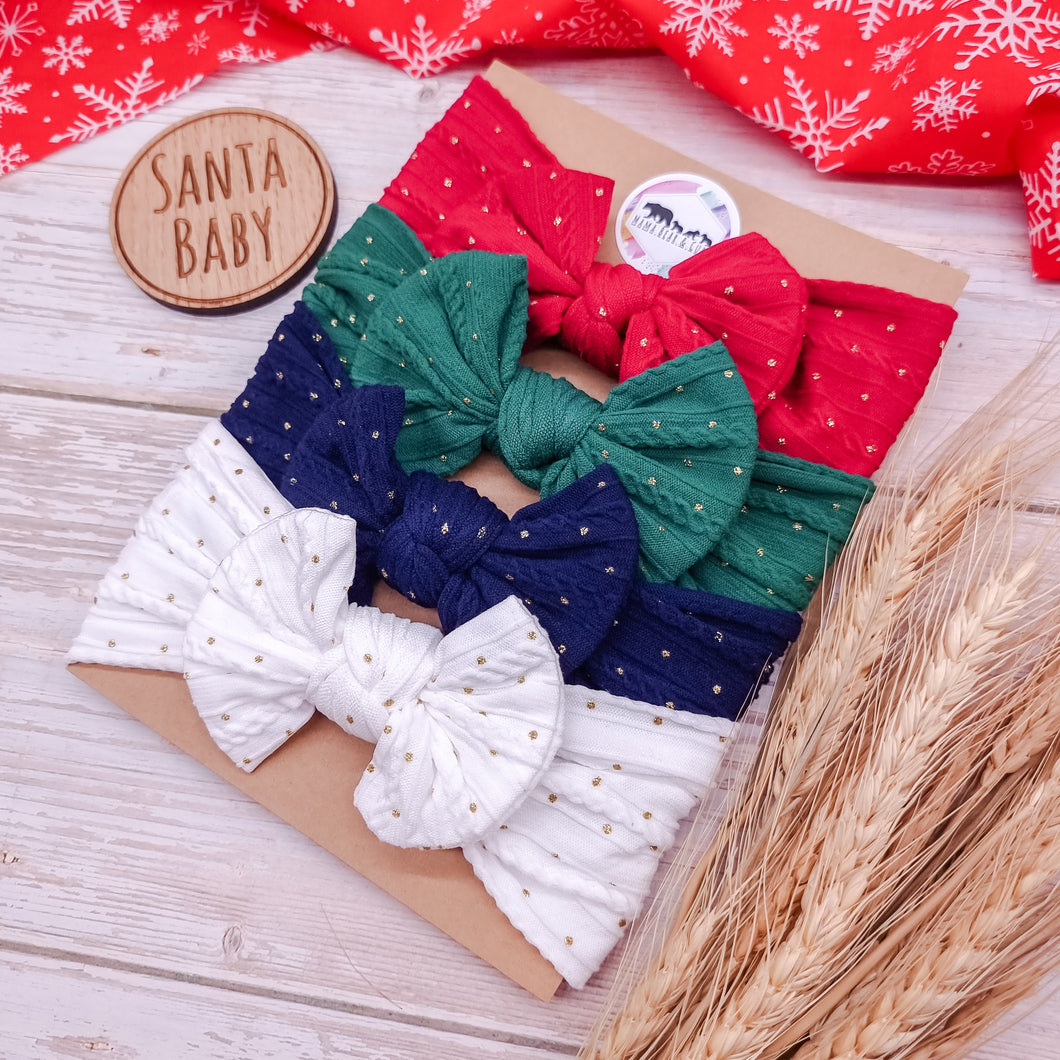 Christmas Sparkle Bows