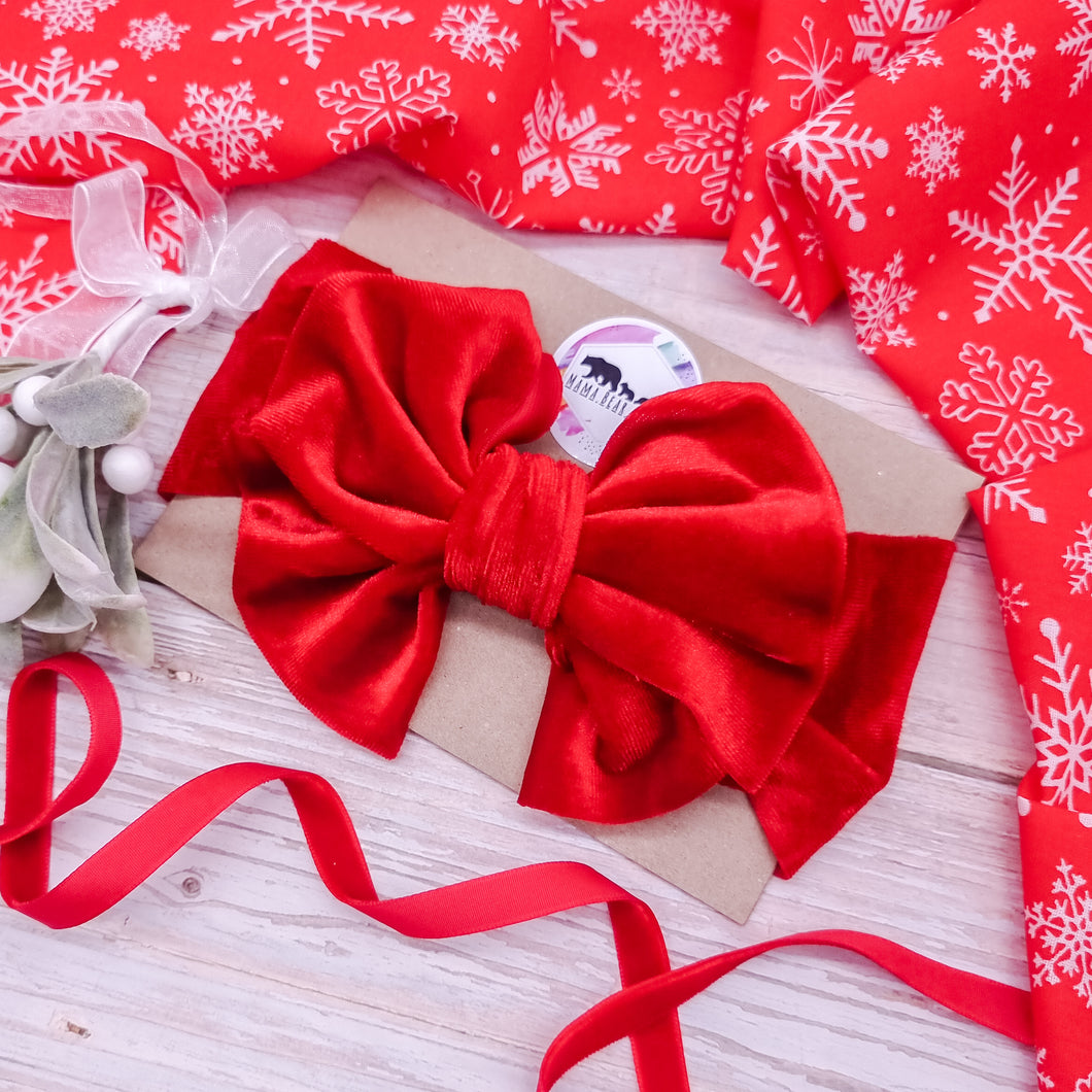 Red Velvet Bow