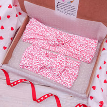 Load image into Gallery viewer, Matching Valentines Headbands - Red Hearts
