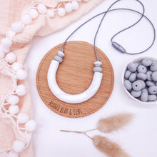 Load image into Gallery viewer, Breastfeeding &amp; Teething - Marble U Necklace
