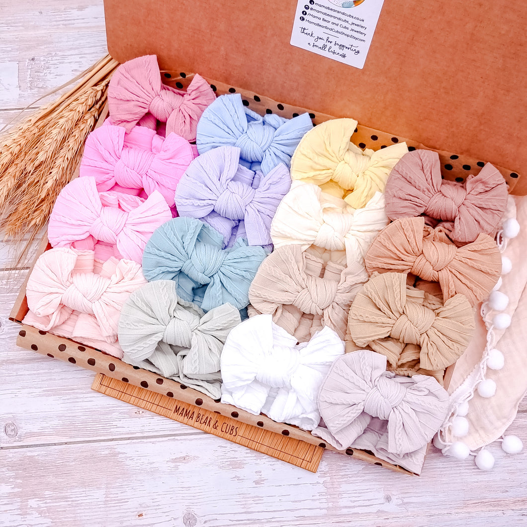Pastel Bow Headbands