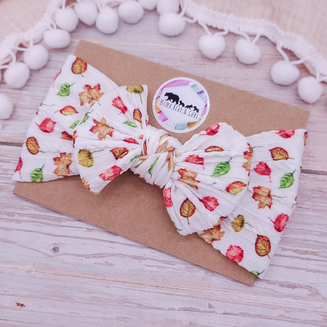 Autumn Leaves Bow