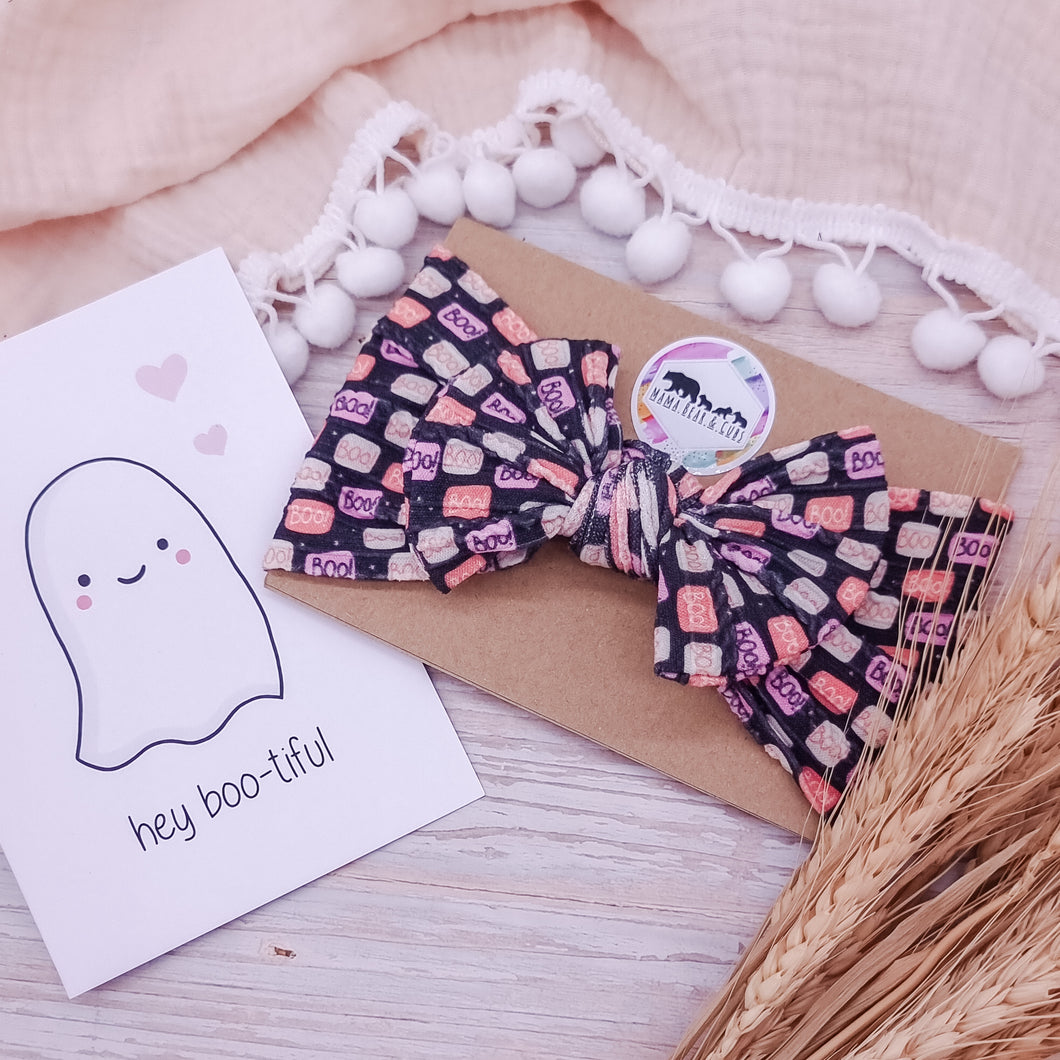 Halloween Bow - Little Boo