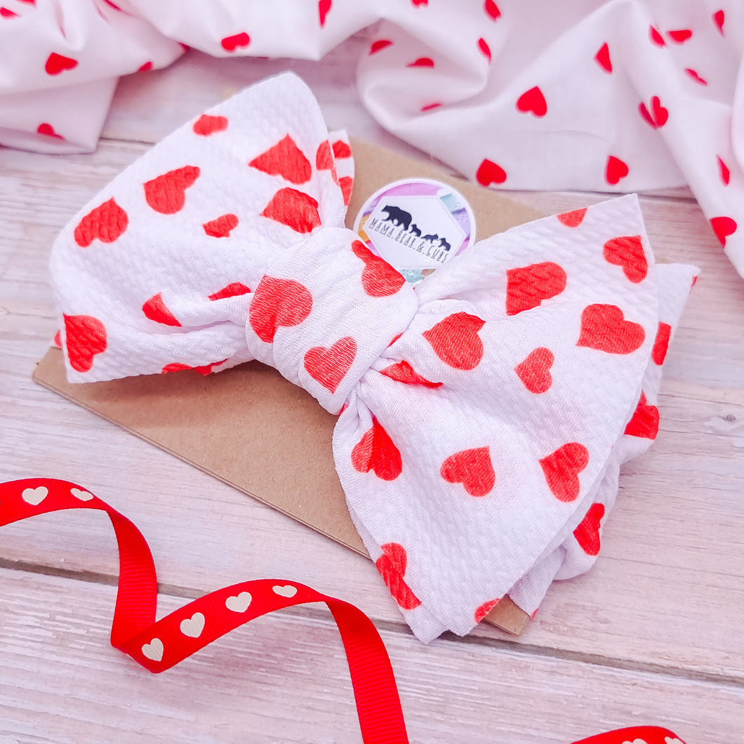 Heart Bow Headband