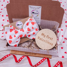 Load image into Gallery viewer, Valentines Heart Bow &amp; Teether
