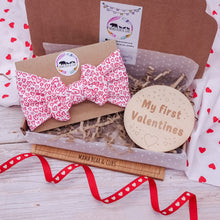 Load image into Gallery viewer, Red Hearts Bow &amp; Teether
