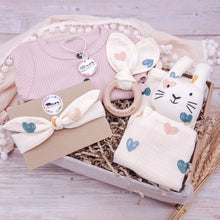 Load image into Gallery viewer, Heart Snuggle Bunny Gift Set - Pink

