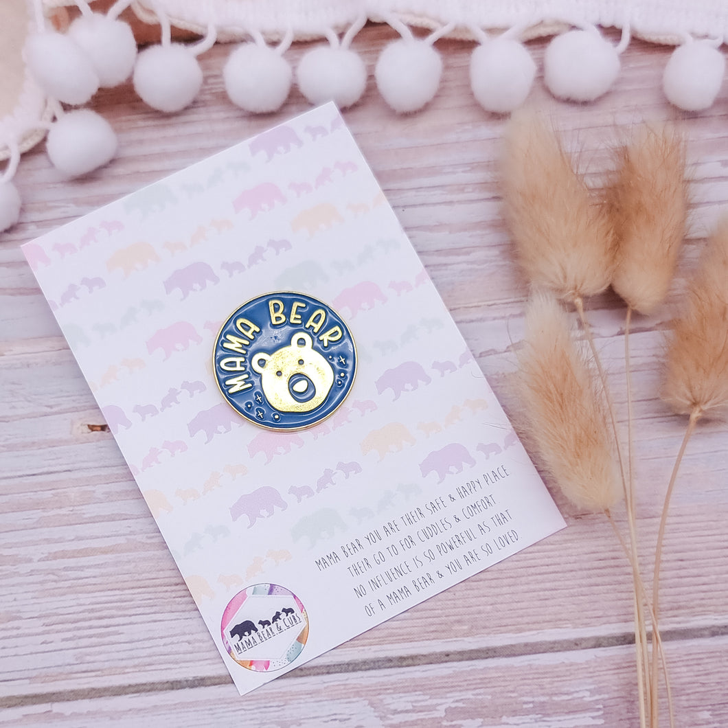 Mama Bear Enamel Pin