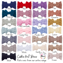 Load image into Gallery viewer, Oversized Knitted Bow Headbands
