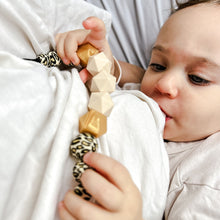 Load image into Gallery viewer, Breastfeeding &amp; Teething Necklace - Honey Leopard
