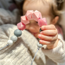 Load image into Gallery viewer, Breastfeeding &amp; Teething Necklace/Bangle Set - Pink Lunar

