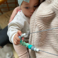 Load image into Gallery viewer, Breastfeeding &amp; Teething Necklace - Mint Frost
