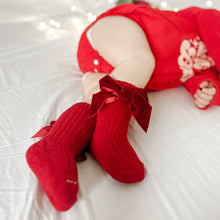 Load image into Gallery viewer, Red Christmas Socks
