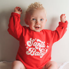 Load image into Gallery viewer, Red Santa Baby - Boy&#39;s Romper
