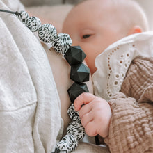 Load image into Gallery viewer, Breastfeeding &amp; Teething Necklace Monochrome Necklace - Black

