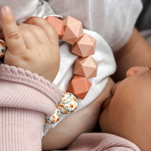 Load image into Gallery viewer, Breastfeeding &amp; Teething Gift Set - Peach Blossom Mama &amp; Mini Box
