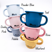 Load image into Gallery viewer, Silicone Catch Bib &amp; Open Cup

